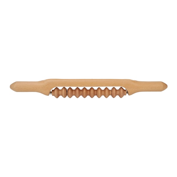 Björkträ Kroppsmassagerulle 10 Hjul Kort Version Hemanvändning Kroppsmassagerulle Stick