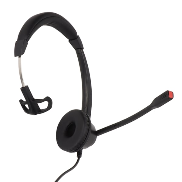 Telefon headset högtalare volymjustering mikrofon mute monaural RJ9 affärs headset svart
