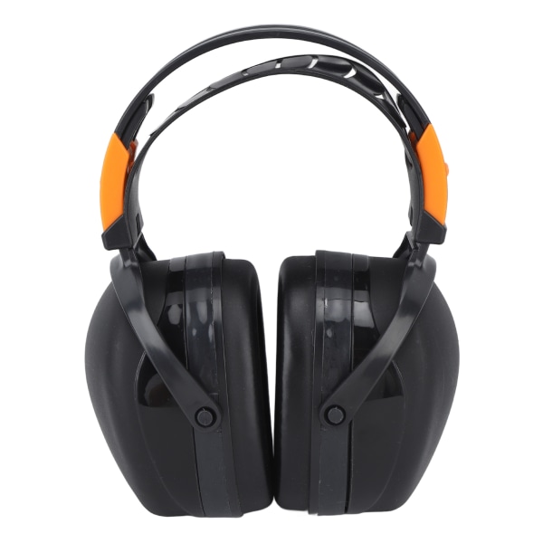 Noise Reduction Earmuffs Foldable Lightweight Hearing Protection Safety Over Head Ear Muff for Garden Shooting Mowing Black