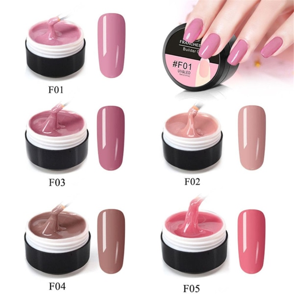 15ml Nagelförlängningsbyggargel Nagelkonst Förlängning Lim F02