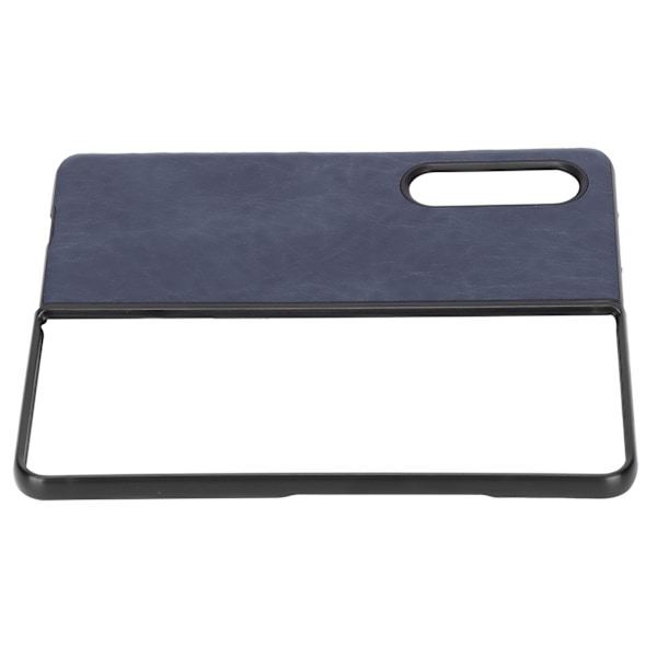 Läderfodral för Smartphone Stötsäkert Skyddande Skal för Samsung Galaxy Z Fold 3 Blå