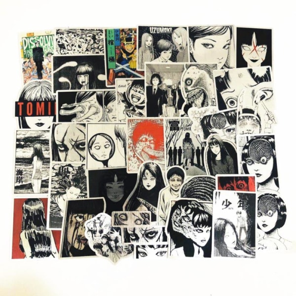50 stk Anime Junji Ito plakat høykvalitets hjemmerom tegneserie