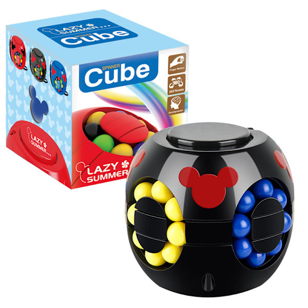Päiväkodin Puzzle Magic Ball Pieni Magic Bean Leikki Pyörivä Lentokone Pallo Gyro Sormi Hamburger Kuutio Magic Bean 1