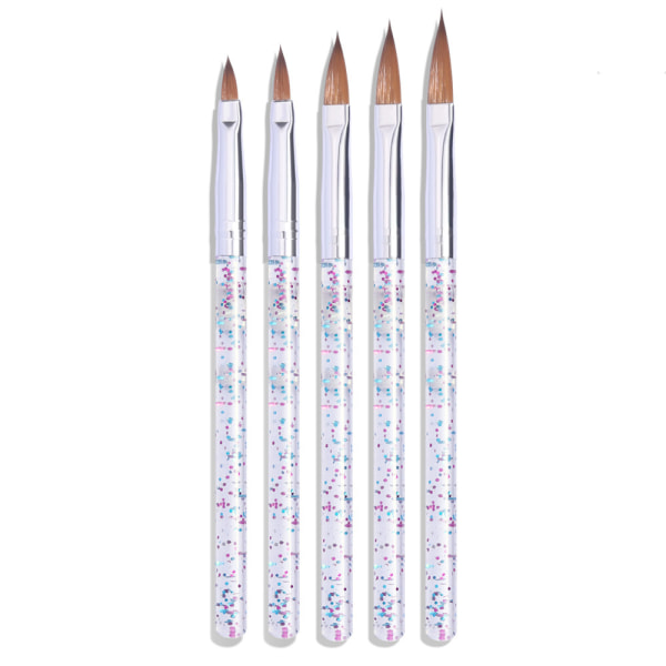5 stk. krystalstang lys terapi pen H