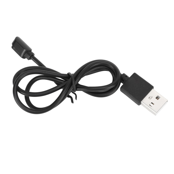 2P Smartklokke Laderkabel Magnetisk Klokke Lader Erstatning USB Datakabel Svart 4.0mm/0.2in 12.3mm/0.5in