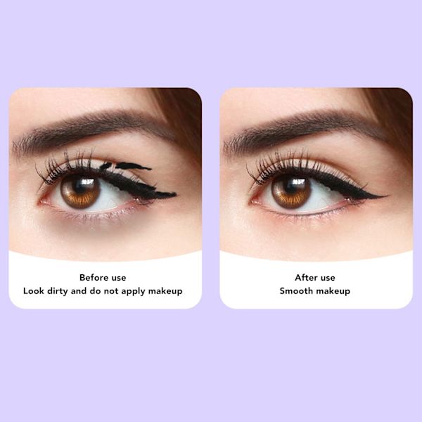 Silisoiini-siipiväri eyeliner-stencil, monitoiminen joustava eyeliner- ja varjostusohjain kosmetiikkaan