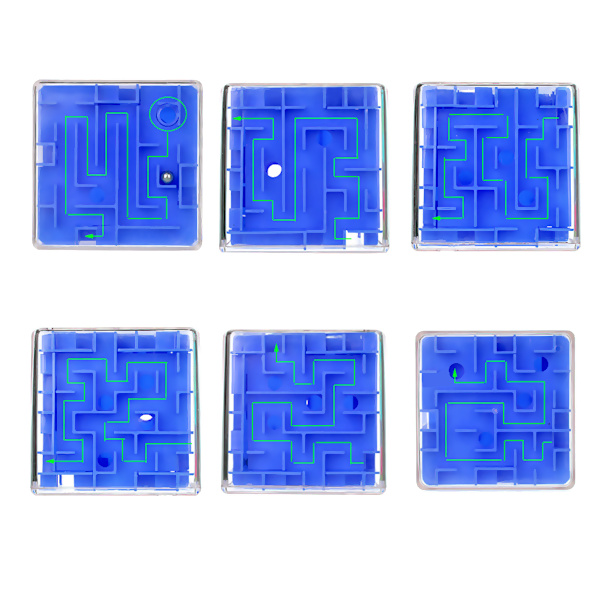 3D Maze Cube Labyrinth Rullende Perle Legetøj Børne Puslespil