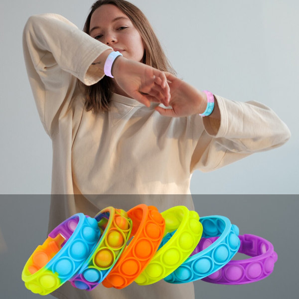 2 stk Pop-armbånd Fidget