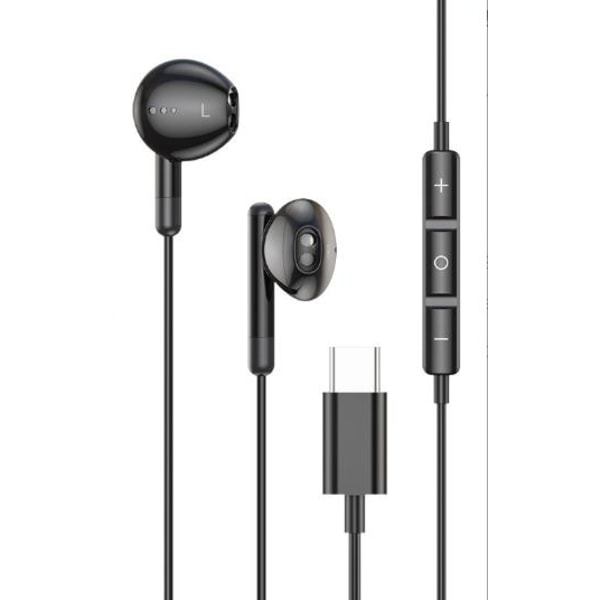 Huawei/Samsung USB-C Kuulokkeet Kaukosäätimellä Ja Mikrofonilla