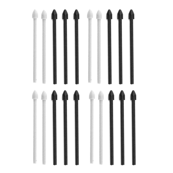 4Set Touch Vaihtokärjet kirjoituskynän kärjen osat Samsung Note 10/Note 10 PlusBlack