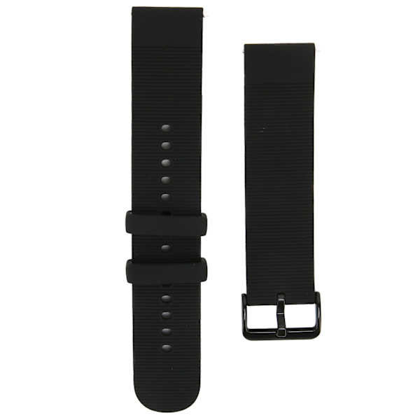 Justerbart Silikonarmband för Amazfit GTS 3/GTS 3 PRO Andningsbart Smartwatch Armband Svart