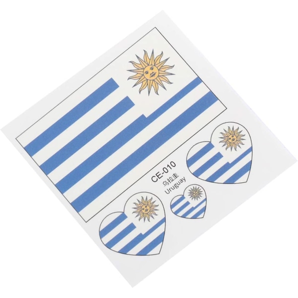 12 stk. VM 2022 Land Flag Match Stickers
