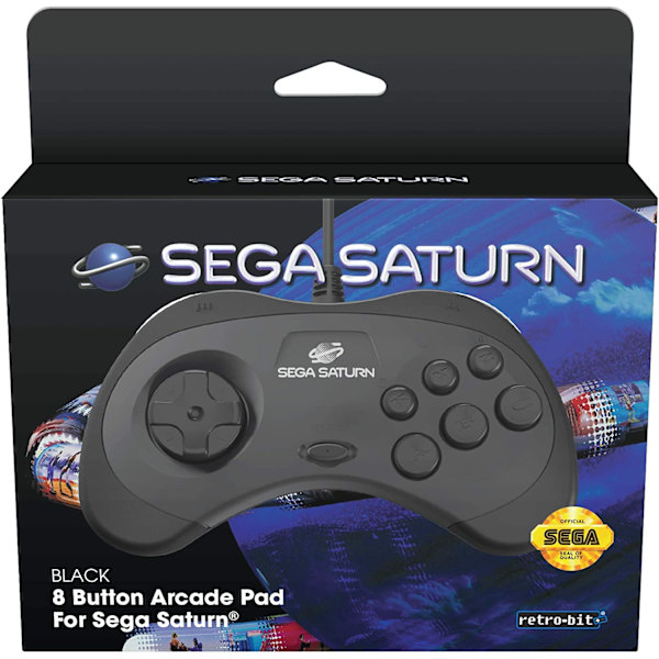 Retro Officiell SEGA Mega Drive Arcade-kontrollplatta USB