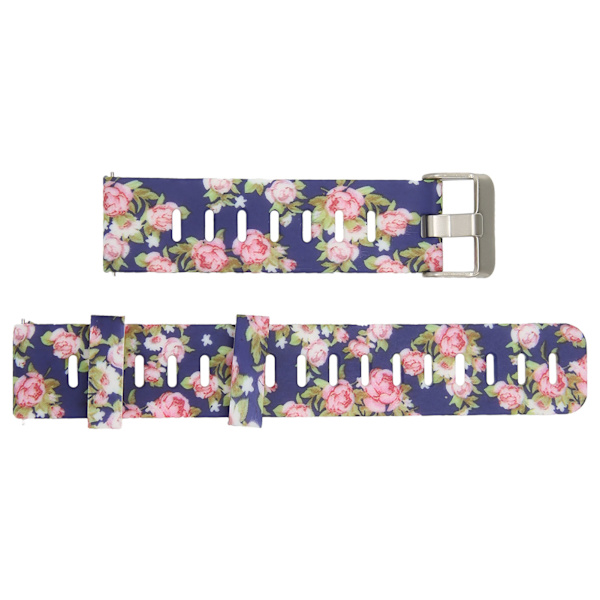 Silikonrem Kompatibel med Amazfit GTR 3 Smartwatch Udskiftning 20mm Urrem Elastisk Armbånd Sportsrem Blå Rose