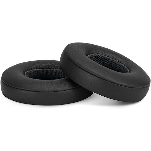 Öronkuddar för Beats Solo 2/3 PU-läder 1 par Svart