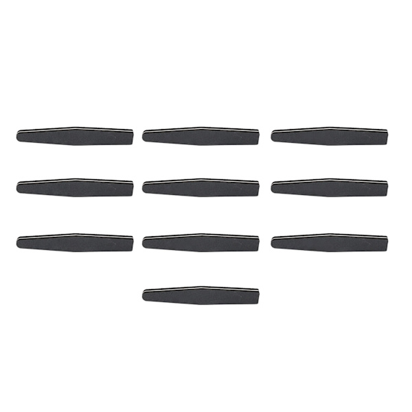 10 stk Neglefil Buffing Sanding Block Manikyrverktøy Dobbeltsidig Neglefil Blokk for Akryl Gel Negle