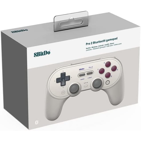 8Bitdo Pro 2 Bluetooth-ohjain Switchille, PC:lle ja macOS:lle