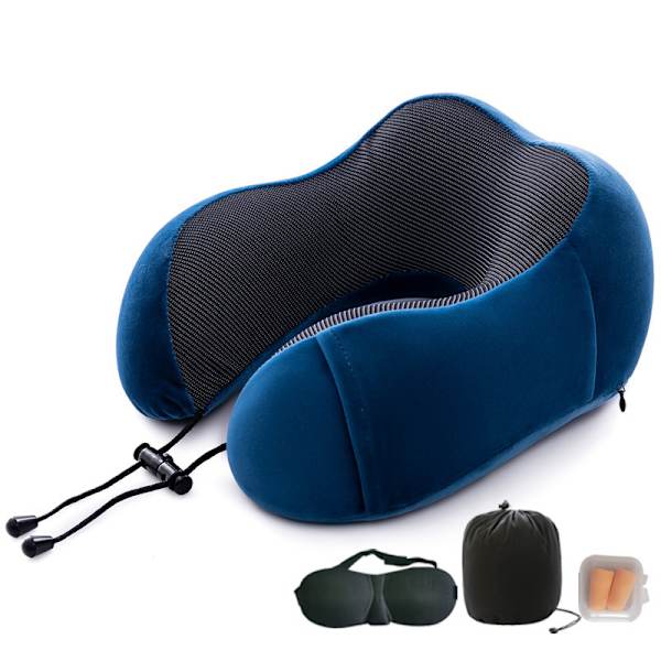 Hukommelsesskum U-formet Pute Reise Nakkepute Beskyttelse Nakkepute Langsom Tilbakegang Beskyttelse Nakkepute Gray 30*25cm