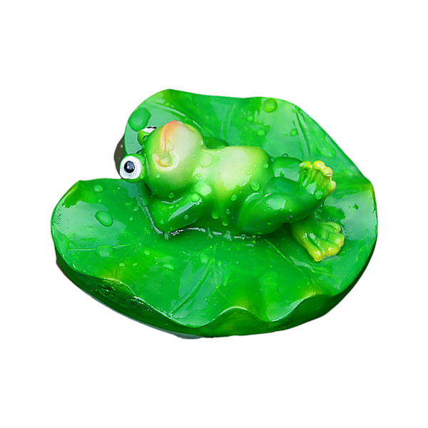 Flydende Blad Dekoration Harpiks Kunstige Blade Statue Ornament til Pool Springvand Akvarium Vand