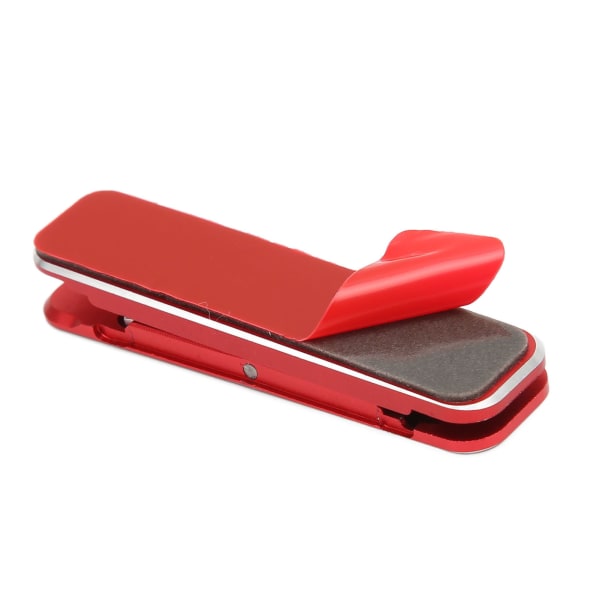 Multi matkapuhelinteline W muotoiltu taitettava puhelinteline Itsekiinnittyvä puhelinteline 4-8 tuuman älypuhelimille, punainen