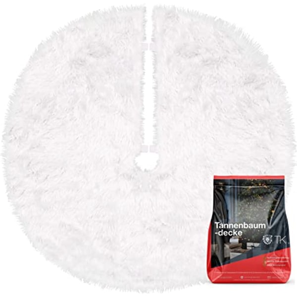 TK Group Timo Klingler Træ Tæppe Underlagstæppe Juletræsdække Diameter 80cm Hvid white