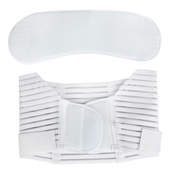 Elastisk Justerbar Graviditetsbælte Åndbart Abdominal Binder Rygstøtte (M)