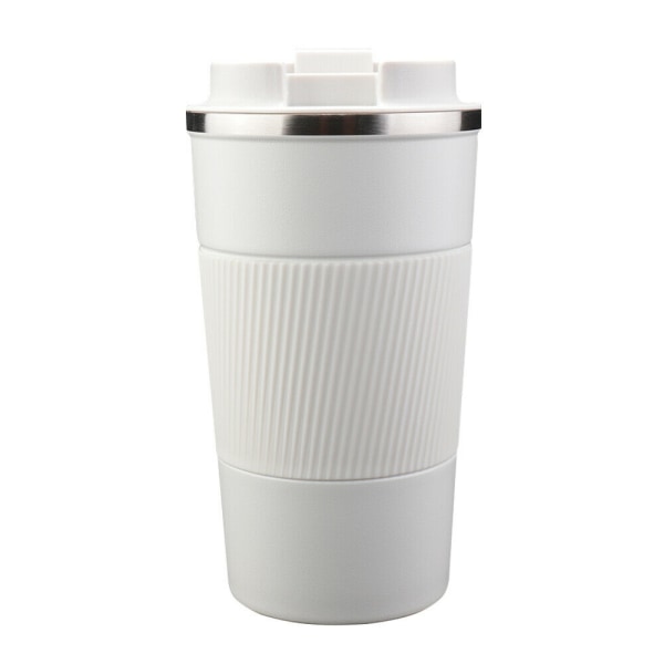 510ML kaffemugg Kaffe Kaffe Termoskopp i rostfritt stål white