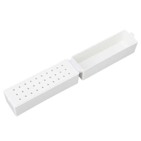 Negleboremaskine Bits Holder ABS Støvsikkert Manicure Værktøjsstativ Display Organizer til Saloner