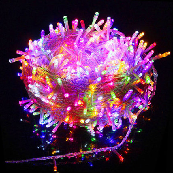 10m LED-lyslenke for jul, camping og dekorasjon