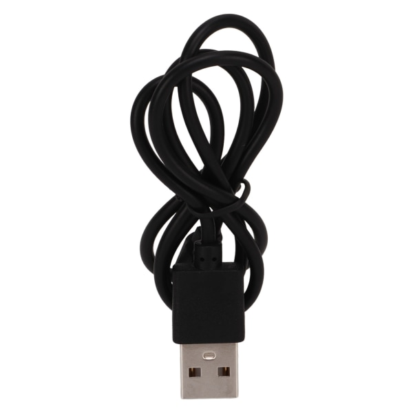 2-pins klokkelader Magnetisk Universal Bærbar Smartklokke USB-ladekabel Svart 3,5‑11mm