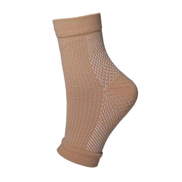 Nilkkasuojat, ulkoilmakuntoilusuukat, urheilun suojaavat avovarpaalliset kompressiosukat, joustavat sukat, kompressiosukat White spots on the skin base S/M