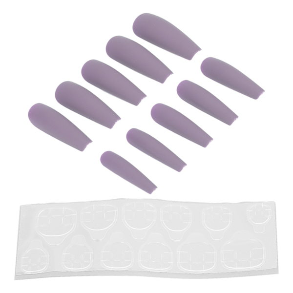 10 stk Tryk-På Negle Kiste Falske Negle Spidser Ekstra Lange Kiste Glimtende Falske Kunstige Negle Manicure Dekoration til Kvinder N5355-01