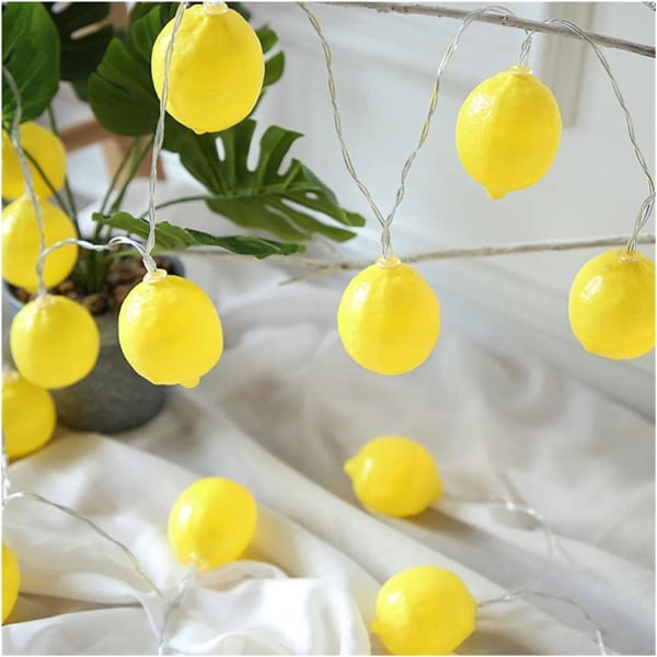 LED-simulerad frukt nattlampa, ljusslingor