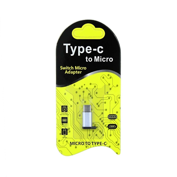 Type-C till Micro USB-adapter Samsung m.m Silver