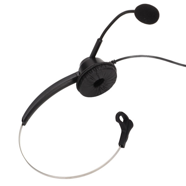 H360‑2.5MV 2.5mm affärsheadset Monaural kontorsheadset med justering av högtalarvolym och mikrofonljud