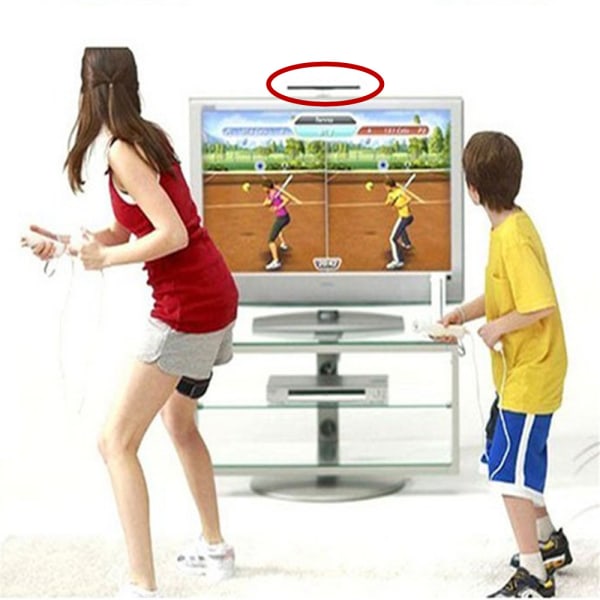 Sensorstang, kablet sensorstang, med stativ for WII-konsoll