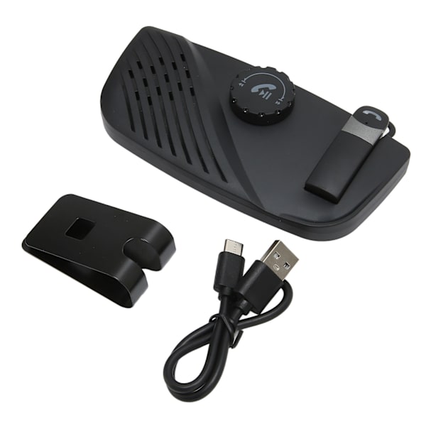 Solskydd Bil Handsfree Högtalartelefon Kit Bluetooth 5.0 EDR Brusreducering Universell för Lastbilar Bussar Pickuper