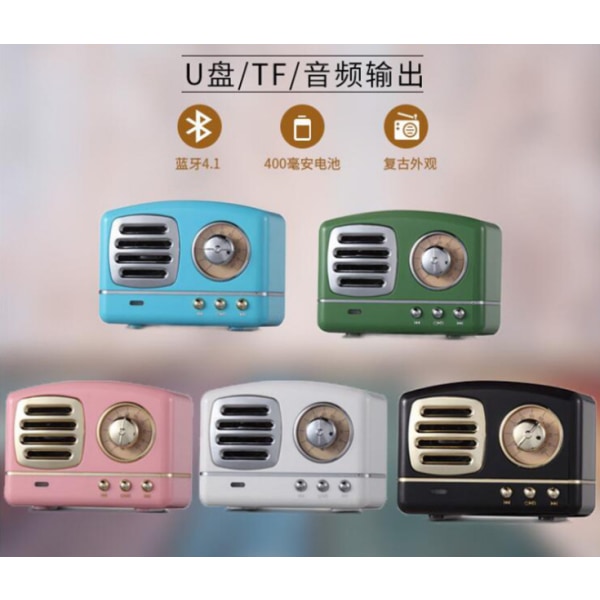 Retro Bluetooth-kaiutin langaton minikaiutin