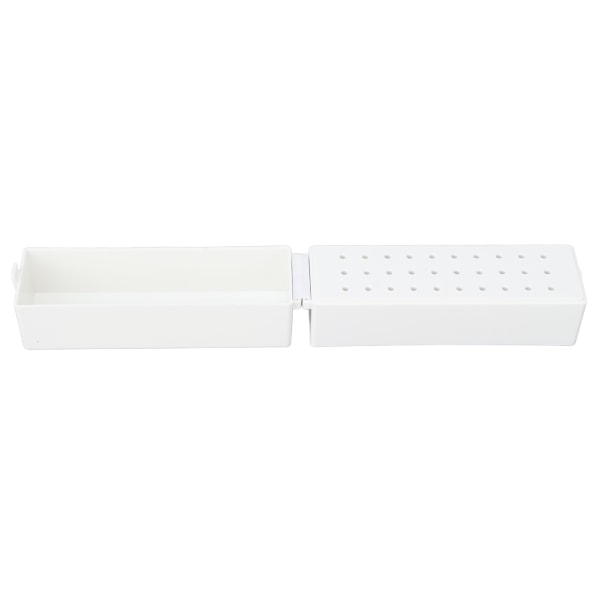 Negleboremaskine Bits Holder ABS Støvsikkert Manicure Værktøjsstativ Display Organizer til Saloner