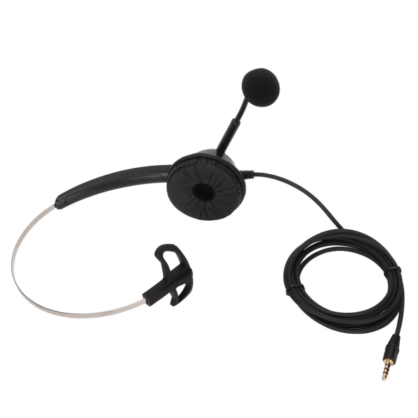 H360‑3.5 Telefon Headset Støjreduktion Komfortabel Enkeltsidet Business Headset til 3,5 mm Jack