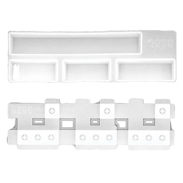 Keycaps Silikonforme Lys Overflader Genanvendelige Høj Gennemsigtighed DIY Silikon Keycap Harpiksform til Mekanisk Tastatur