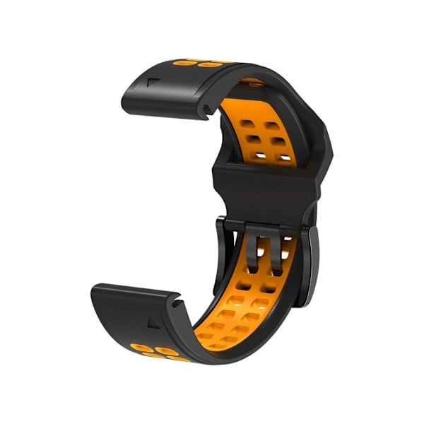 Armband • Garmin Instinct • Twin Sport • Svart/Orange