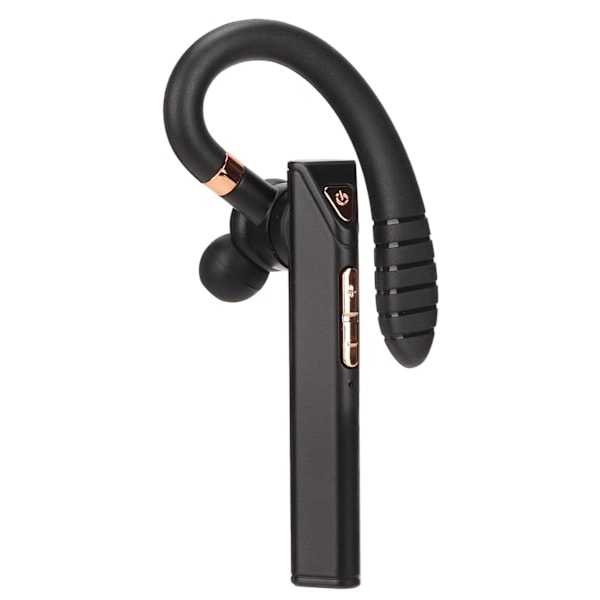 K3 Business Bluetooth-øretelefoner med støjreduktion, enkelt øre, der omslutter øret med opladningsetui (Jerry Chip Black Gold)