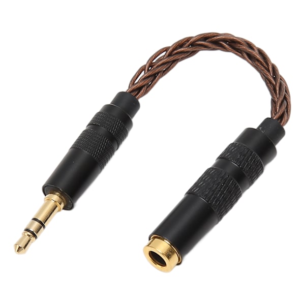 4,4 mm tasapainotettu naaras - 3,5 mm stereo uros -sovitinjohto, kultapinnoitetut liittimet, kannettava kuulokekaapeli, pronssi
