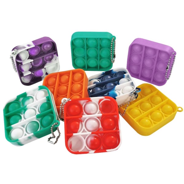 2-Pack - Mini Pop It Fidget Toys - Leksak / Sensory - Välj färg