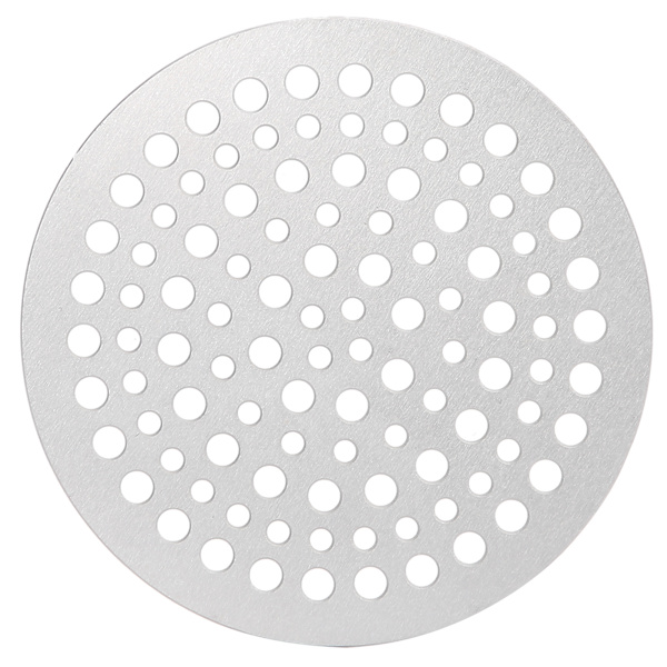 68mm Rund Golvbrunnstäckning Avlopp Anti-Blockering Hårfälla Filter Avloppsfångare Täckning