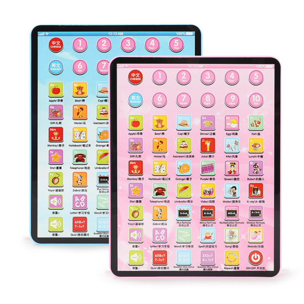 Barnens Touch-Tablett Pad Tidig Inlärningsmaskin Tidig Utbildning Leksaker