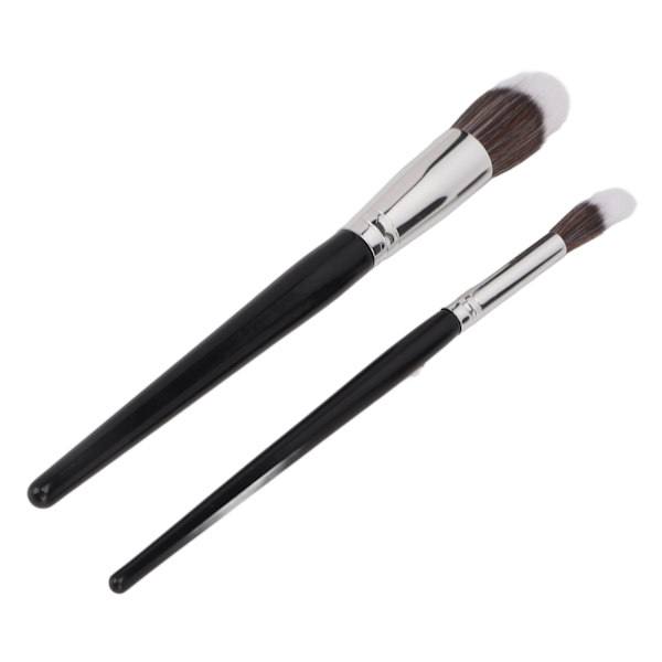 2 stk. Blush Highlighter Makeup Brush Professionel Blød Hår Setting Powder Brush Kosmetisk Værktøj til Kvinder