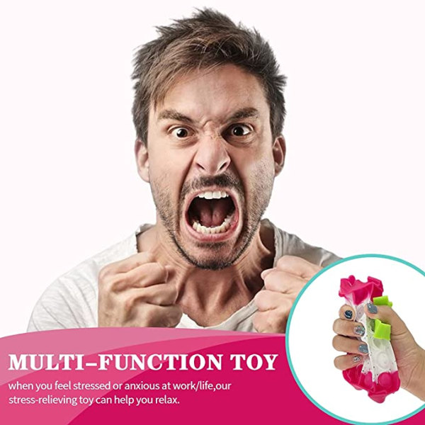 4-pak Pop It fidget leker for barn og voksne