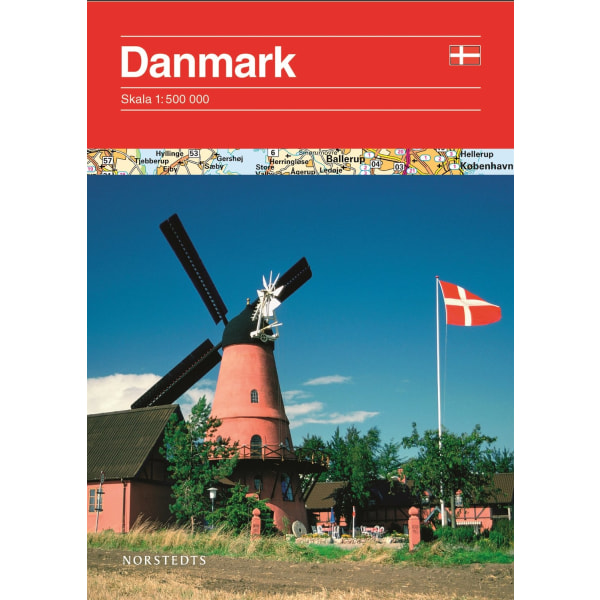 Danmark vägkarta 9789113056821